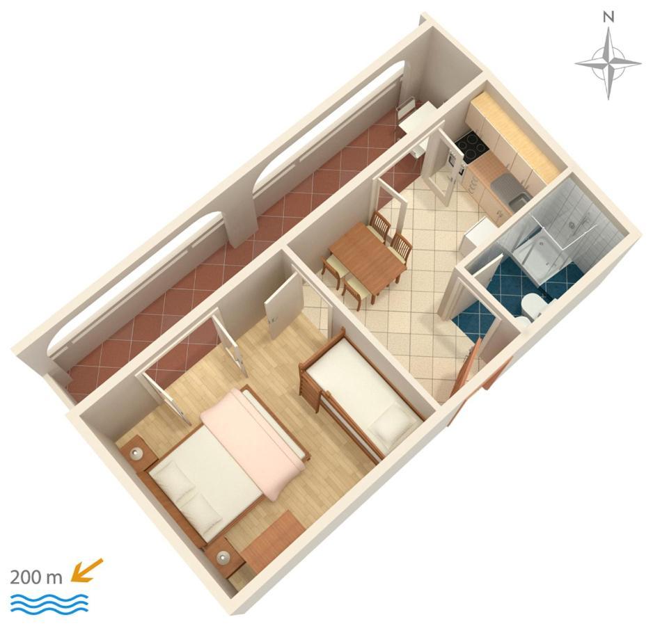 Apartments And Rooms With Parking Space Metajna, Pag - 4120 Eksteriør bilde